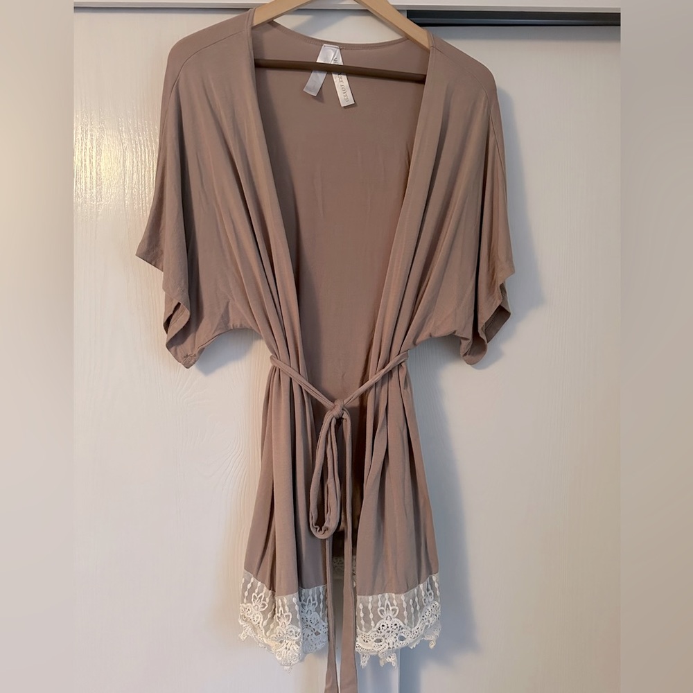 Women’s Short Sleeve Robe OS